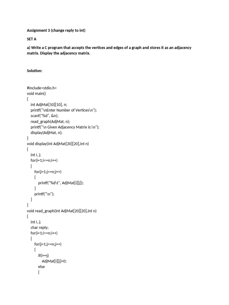 Assignment 3 | PDF
