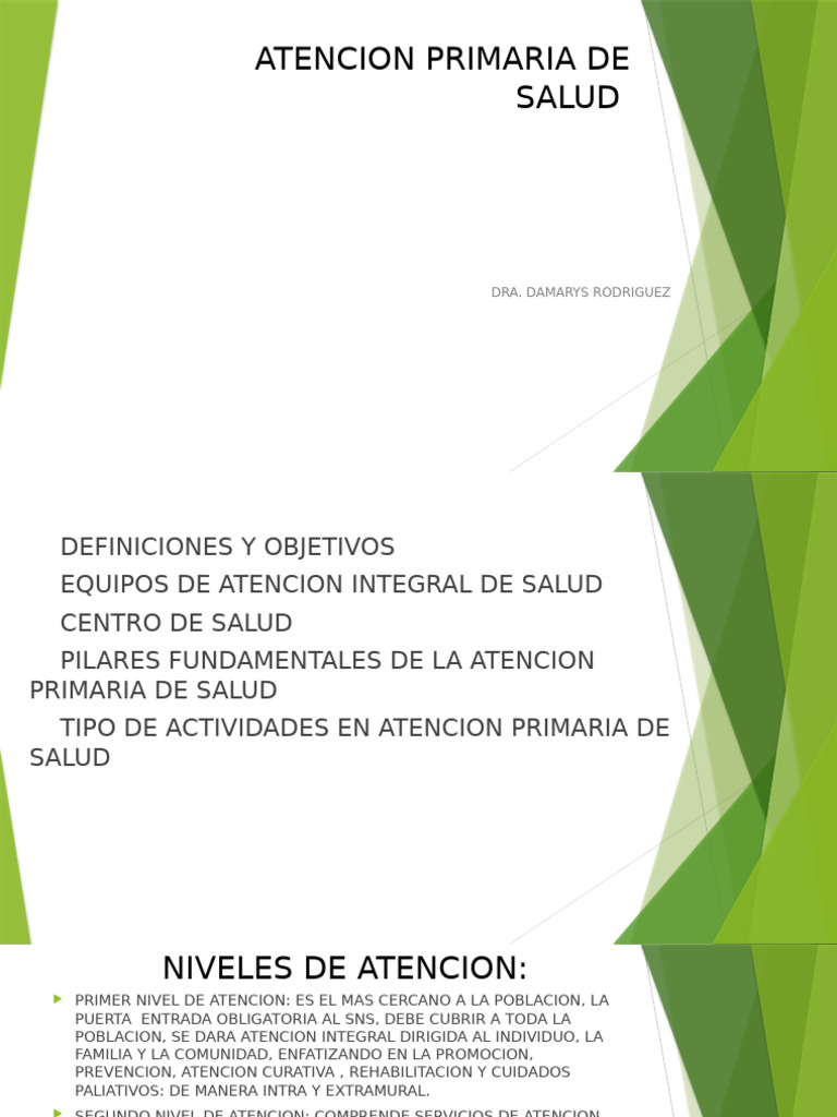 Atencion Primaria de Salud | PDF