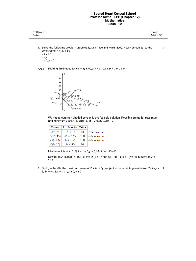 LPP - Question Bank | PDF