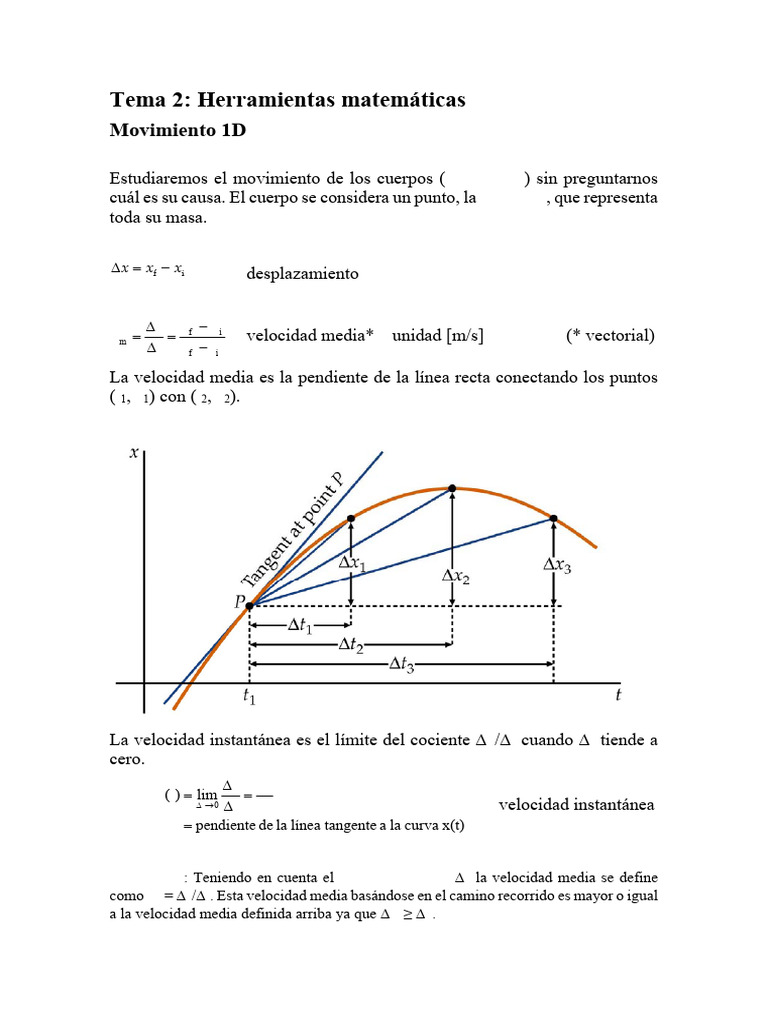 Tema 2 (1-Dim) | PDF