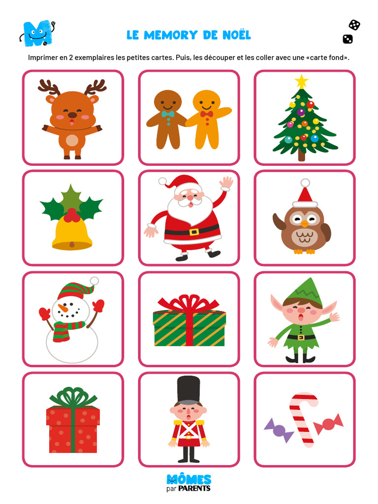 Momes Jeu Memory Noel | PDF