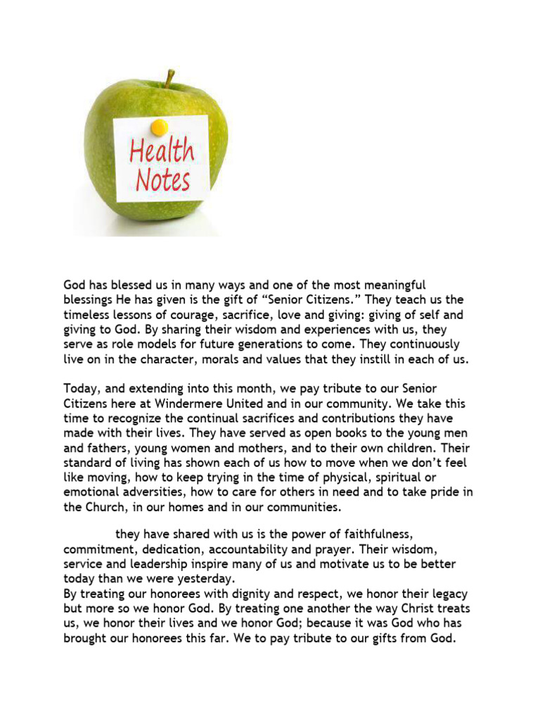 2016 Health Notes June - Compressed | PDF