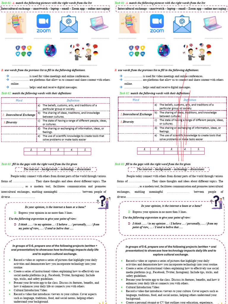 Worksheet - Unit Intro | PDF