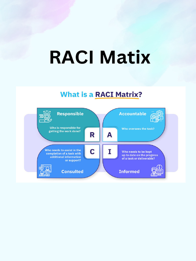 RACI Matrix | PDF