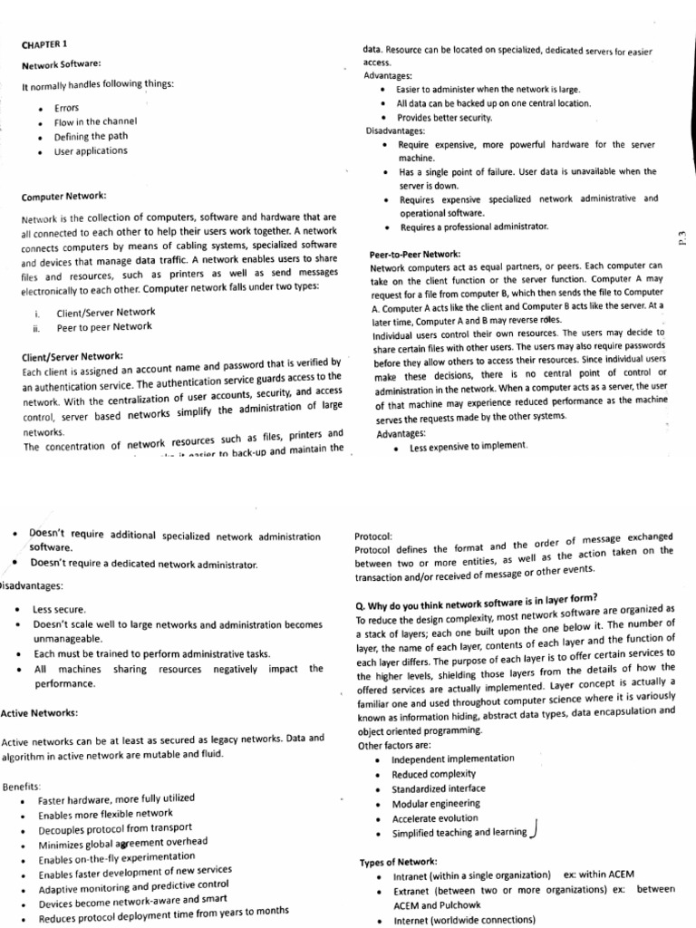 Network Manual | PDF