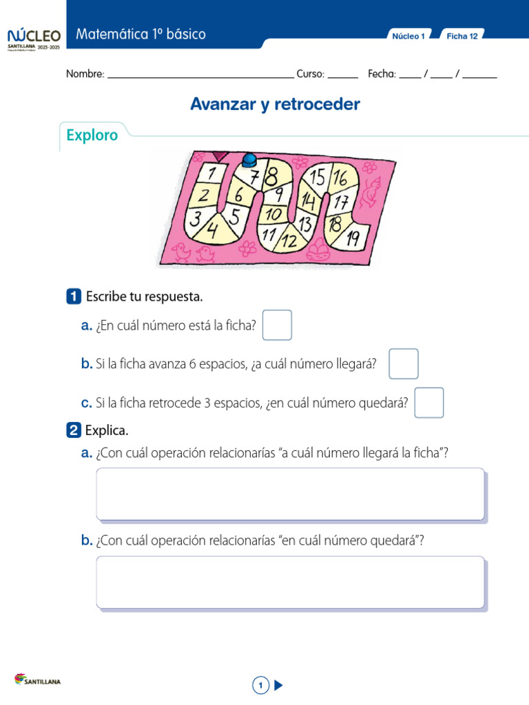 Guia Avanzar Retroceder | PDF