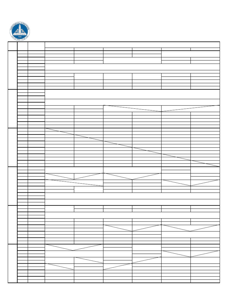 240919A - Timetables - Freshman | PDF