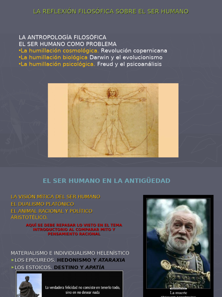 2 La Reflexión Filosófica Sobre El Ser Humano | PDF