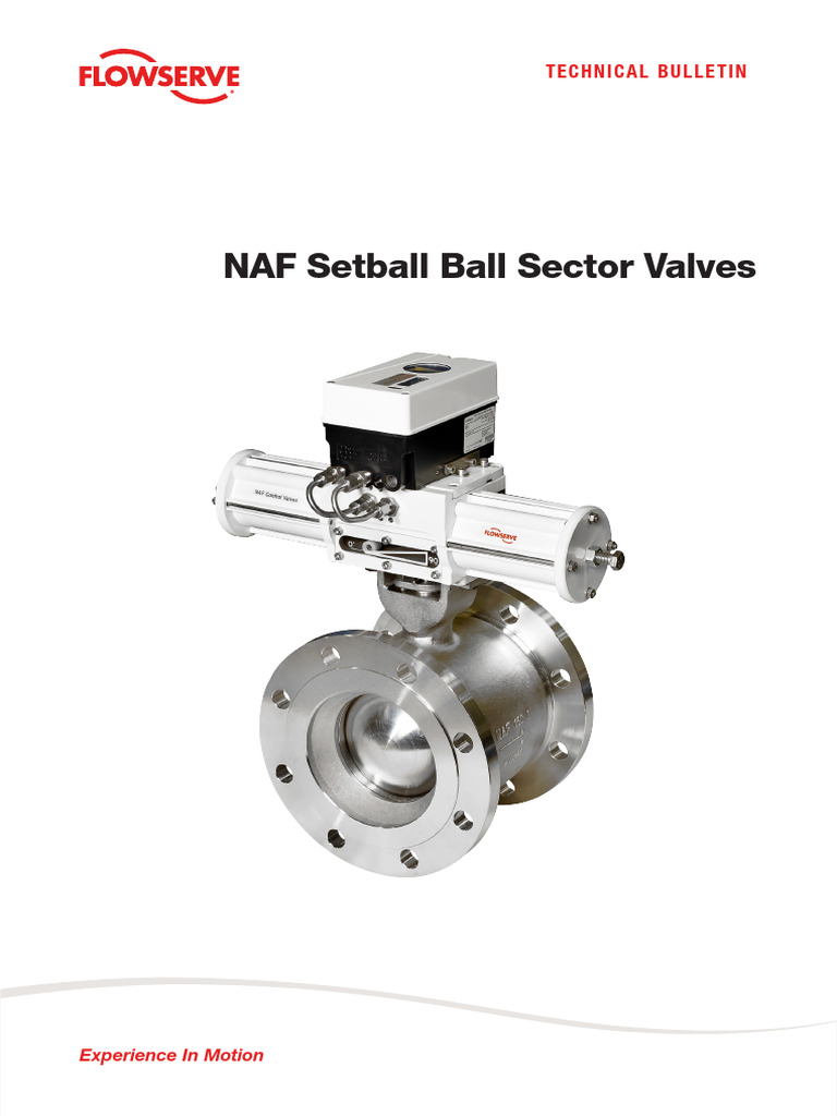V Sector Ball Valve | PDF | Valve | Actuator