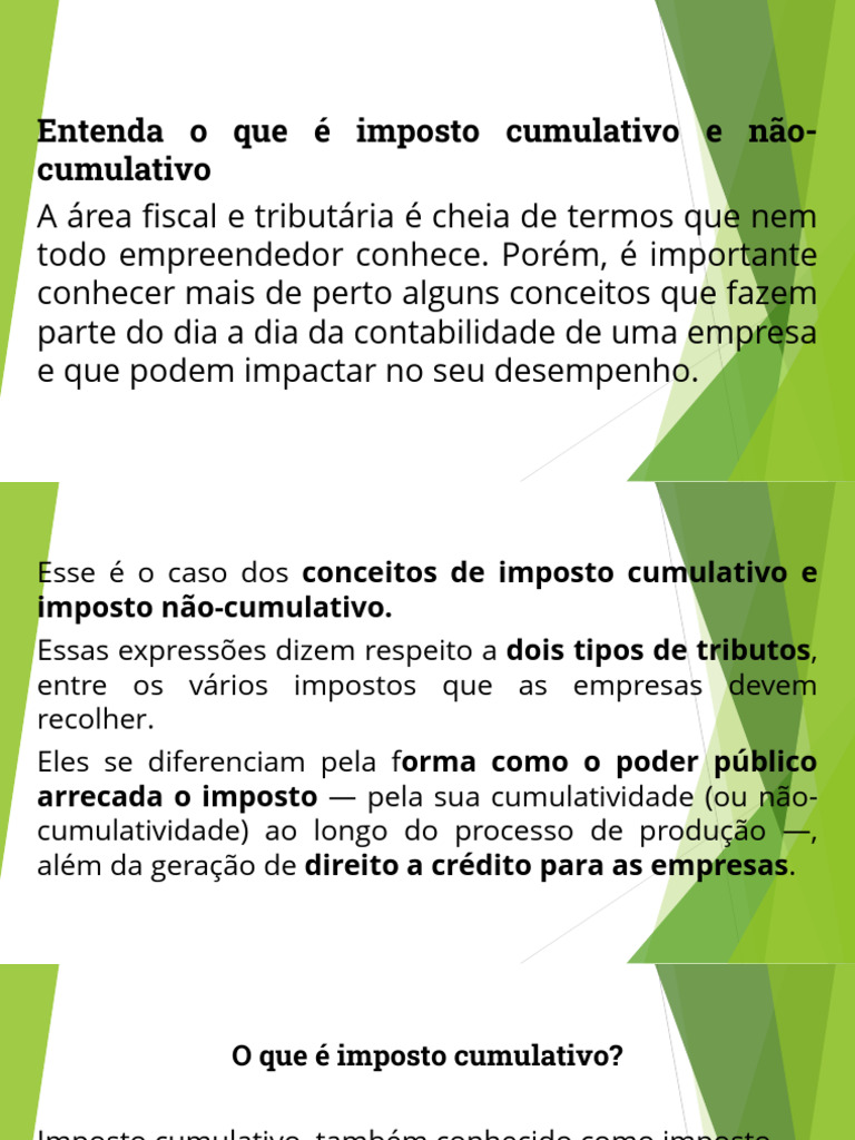 17 - MA - 17 Ativ - Impostos Não Cumulativos e Cumulativos | PDF