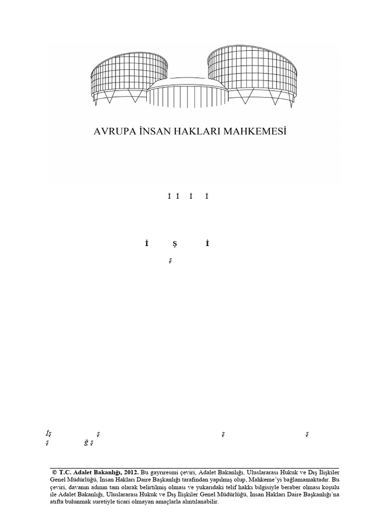 CASE OF ALİ G NEŞ v. TURKEY - (Turkish Translation) by The Turkish ...