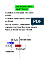 Sistem Koordinat Kartesius