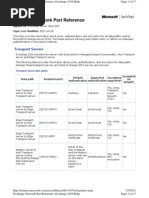 Download Exchange 2010 Network Port Reference by nagarajs50 SN77440839 doc pdf