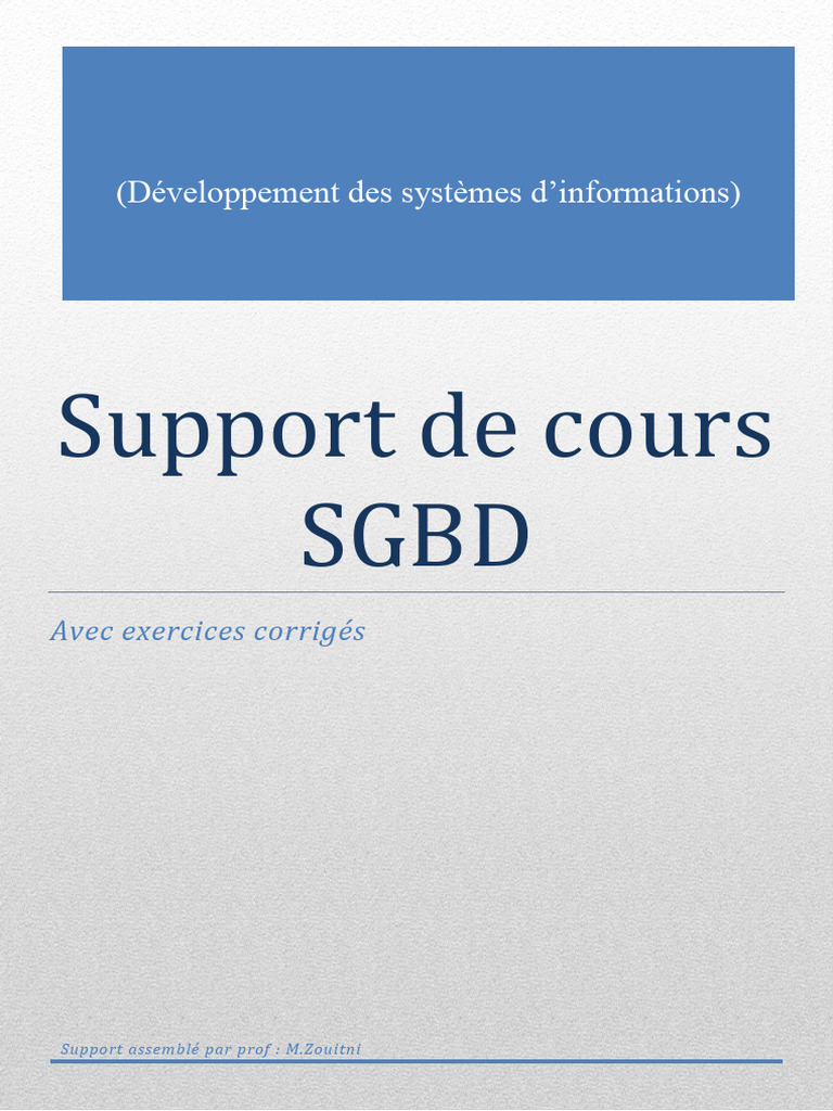 2DSI Complet | PDF | Computers