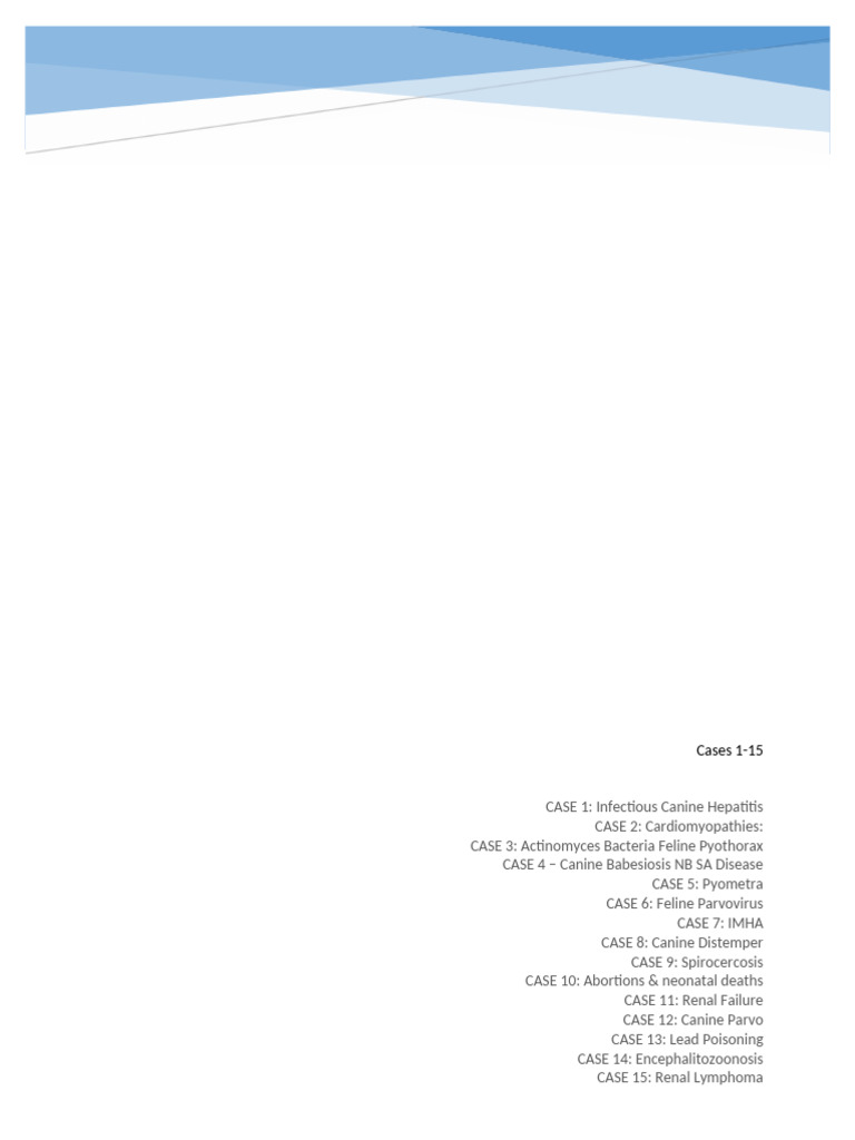 Cases 1-15 | PDF