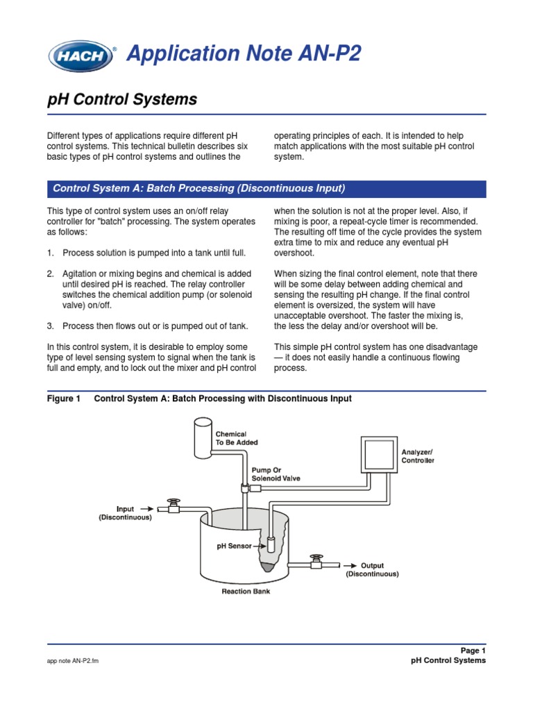 PH Control Systems | PDF | Control System | Sensor