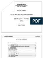 Acute Bacterial Conjunctivitis Case Study