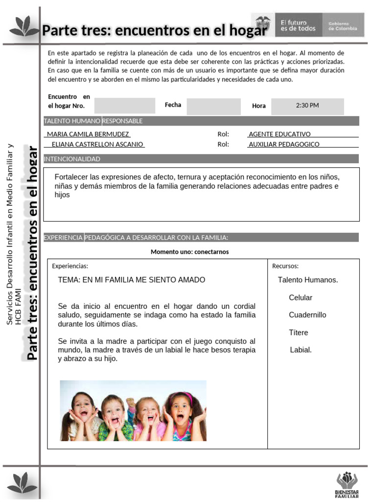 En Mi Familia Me Siento Amado | PDF