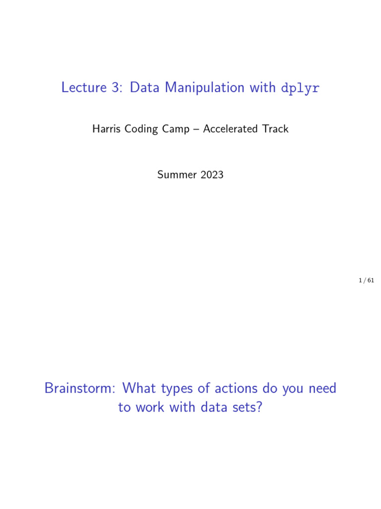 Accelerated Coding Lec3 | PDF