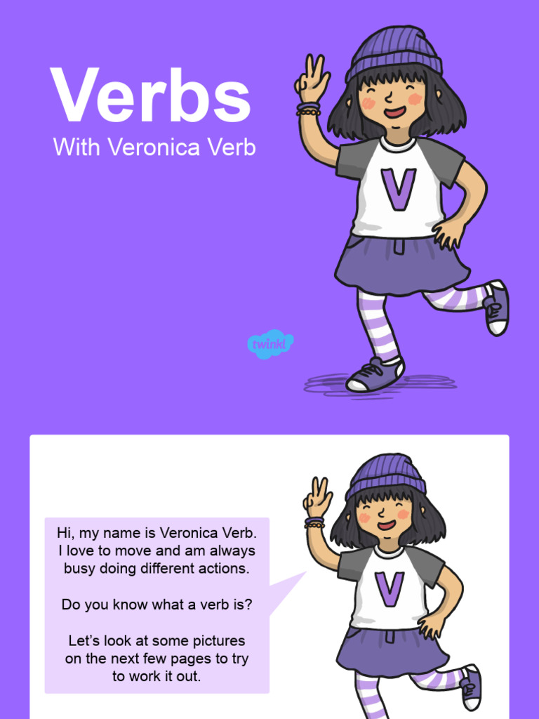 Simple Present tense-Verbs-PowerPoint - Ver - 1 | PDF