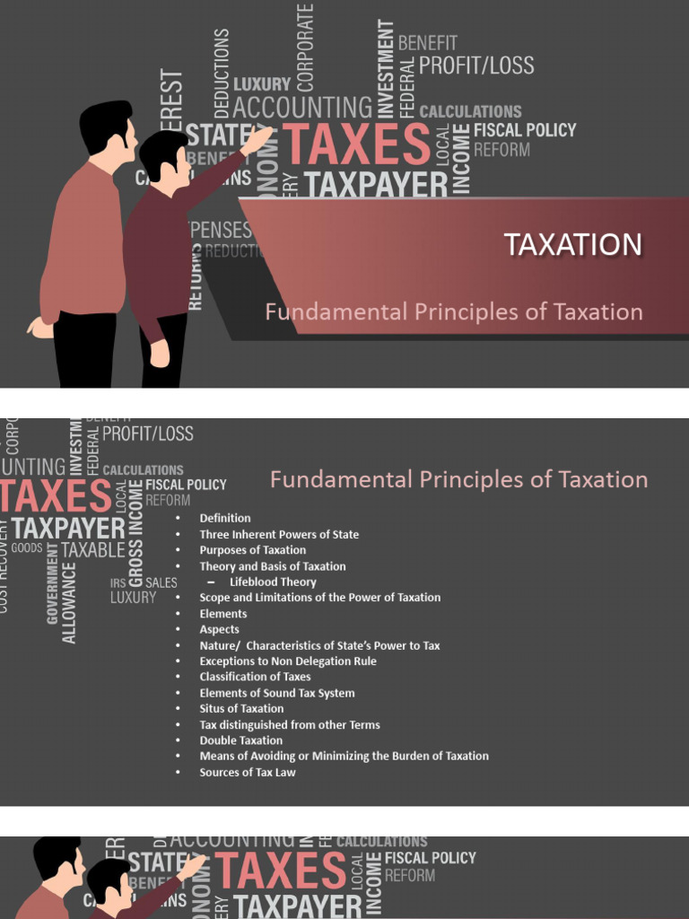 Chapter 1 Taxation 1 1 Pdf