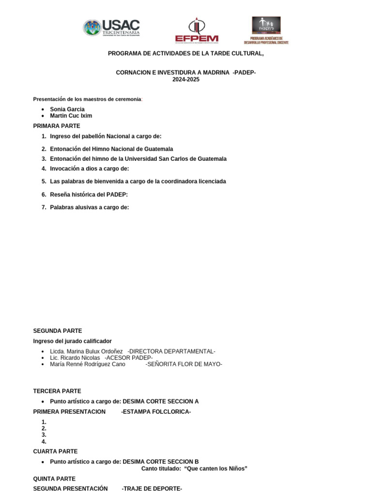 Programa Padep - 105158 | PDF