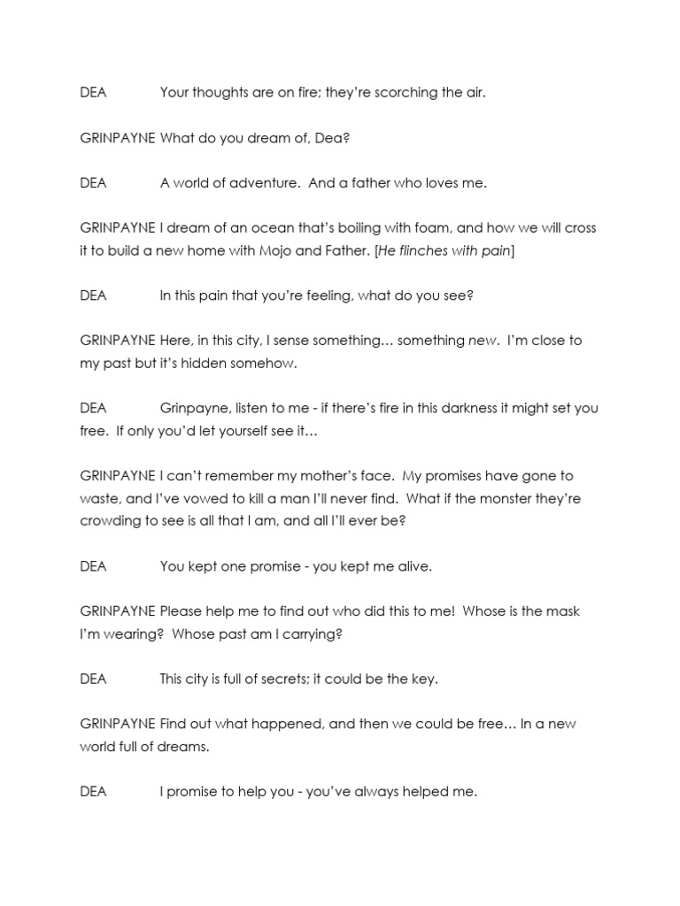 Excerpt 3 - Dialogue Grinning Man | PDF