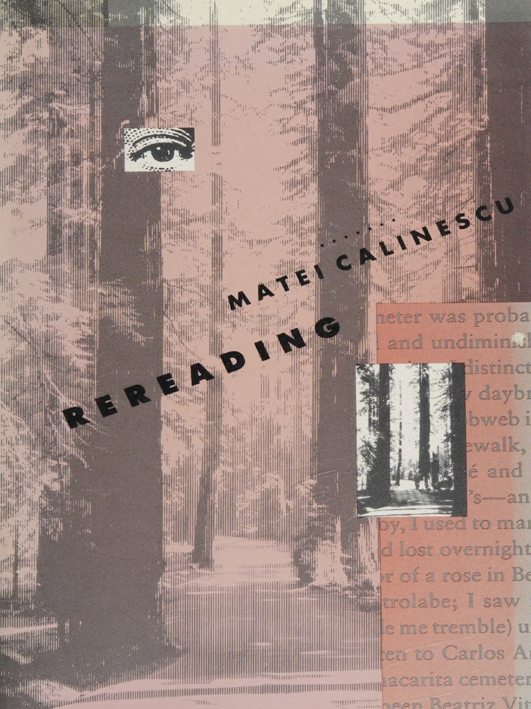 Rereading (Matei Călinescu) (Z-Library) | PDF
