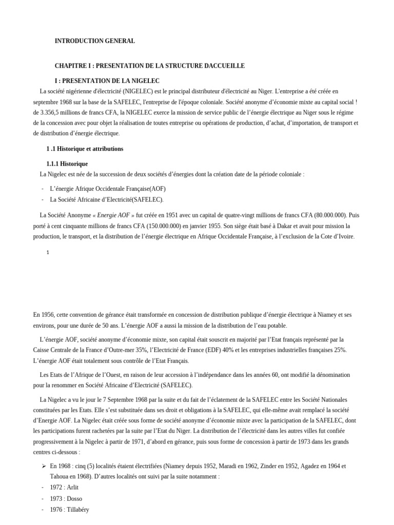 .Presentation de La Nigelec | PDF