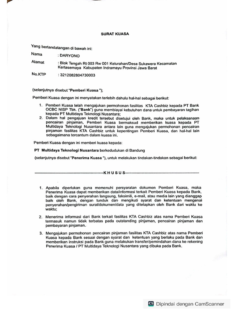 New Dokumen Ocbc Daryono | PDF
