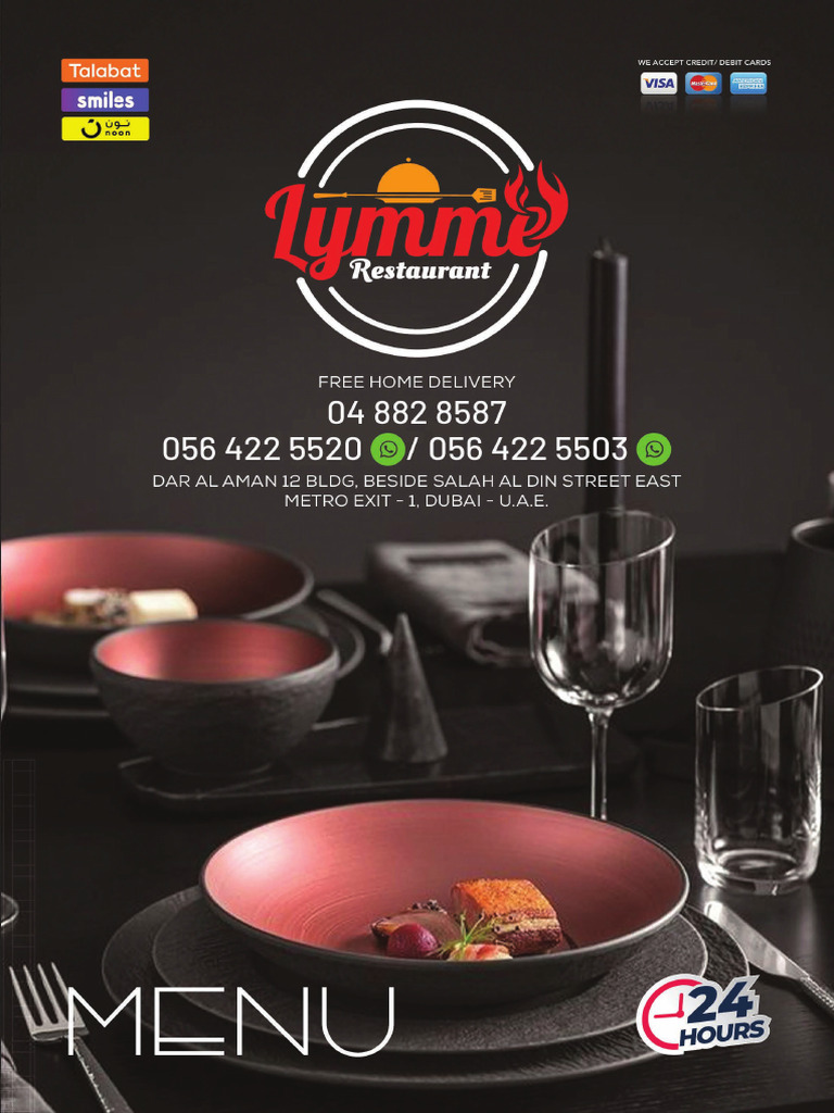 Lymmy New Menu | PDF