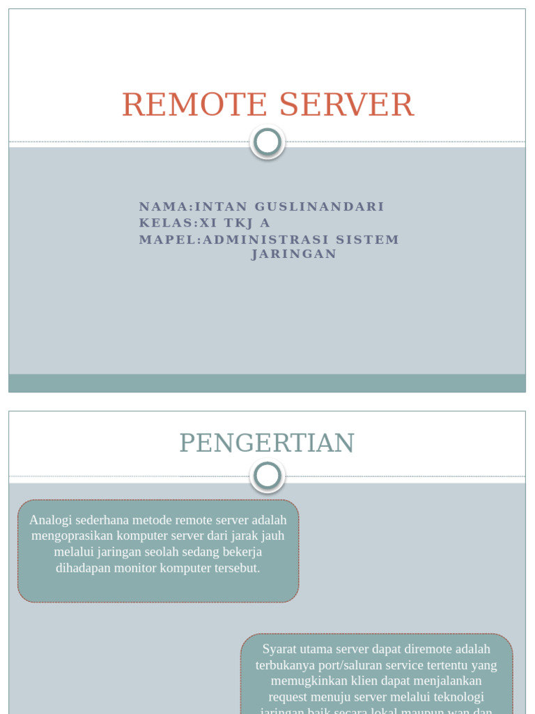 Remote Server (Asj) | PDF