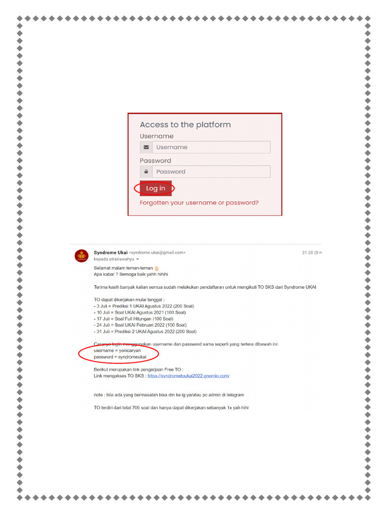 Panduan Tryout Syndrome Ukai Pdf