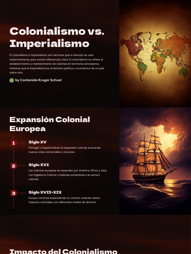Diferencias entre Colonialismo e Imperialismo | PDF | Colonialismo ...
