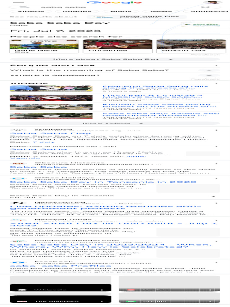 Saba Saba - Google Search | PDF