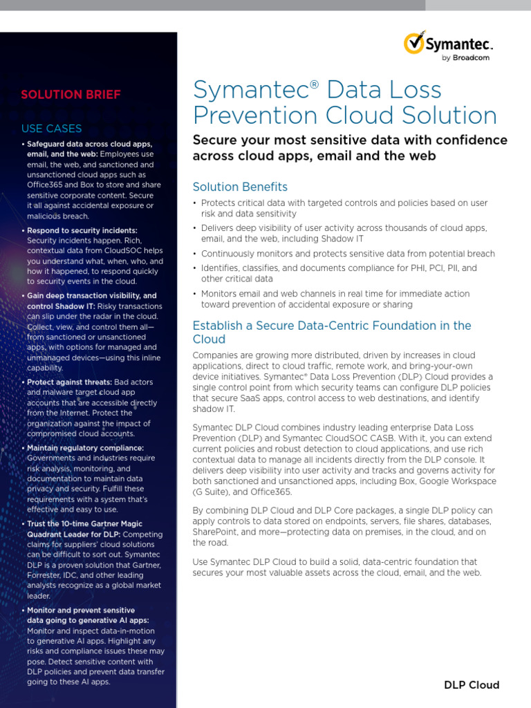 DLP Cloud Sb101 | PDF | Cloud Computing | Security