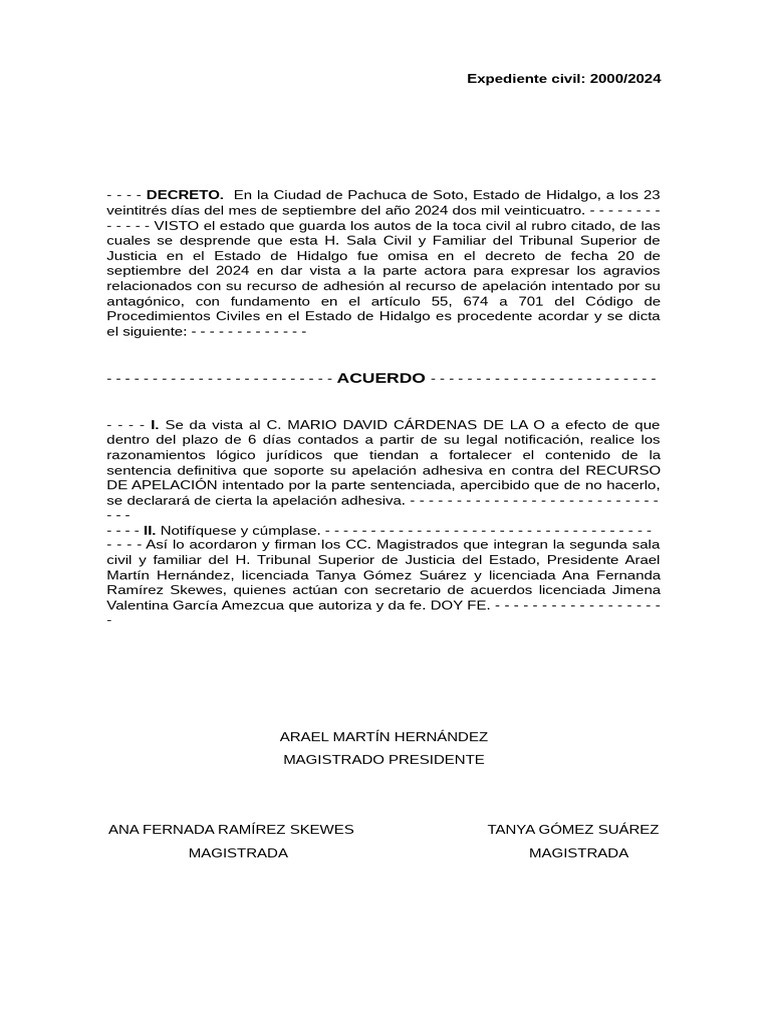Acuerdo 230924 | PDF