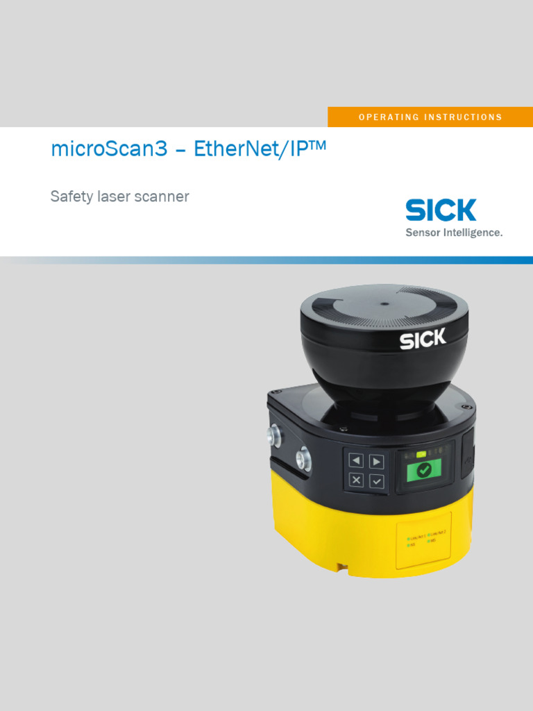 PLS ETHERNET Microscan3 EtherNet IP™ en IM0075174 | PDF