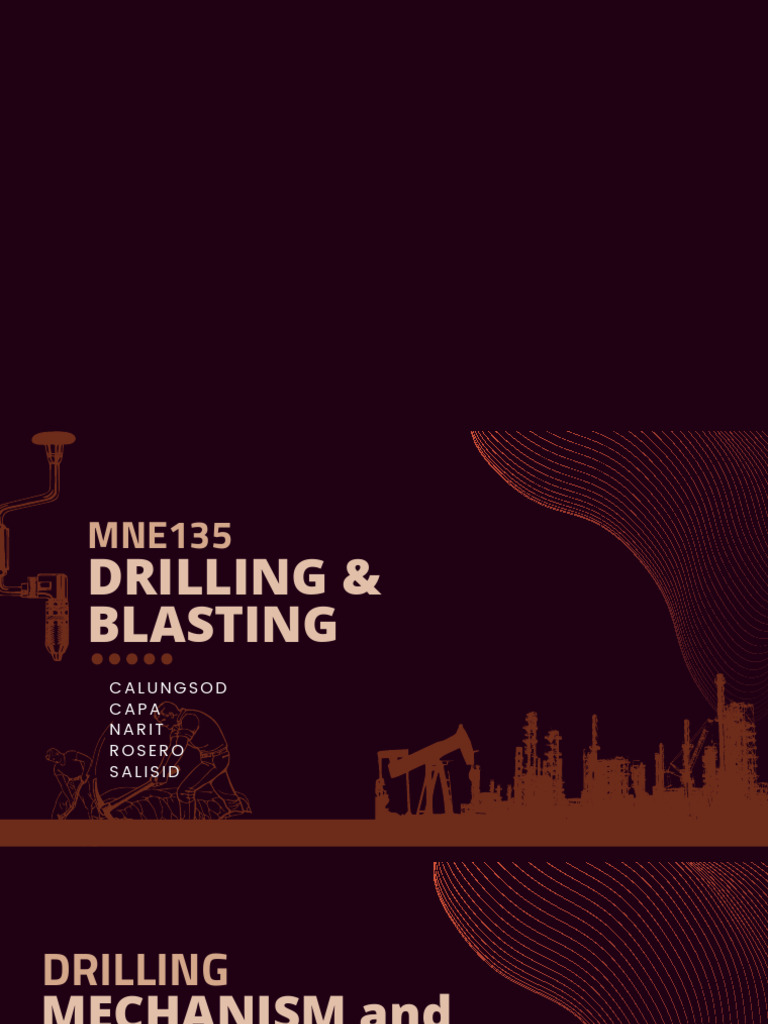 DRILLING Mechanism and Operation | PDF