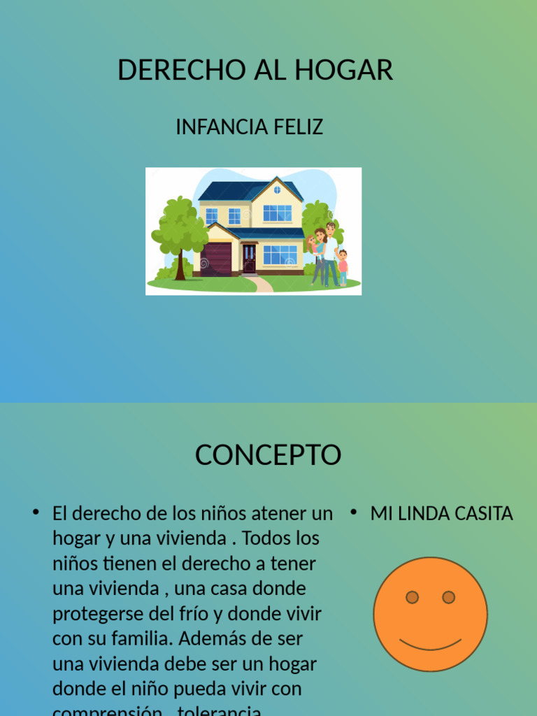 Derecho Al Hogar | PDF