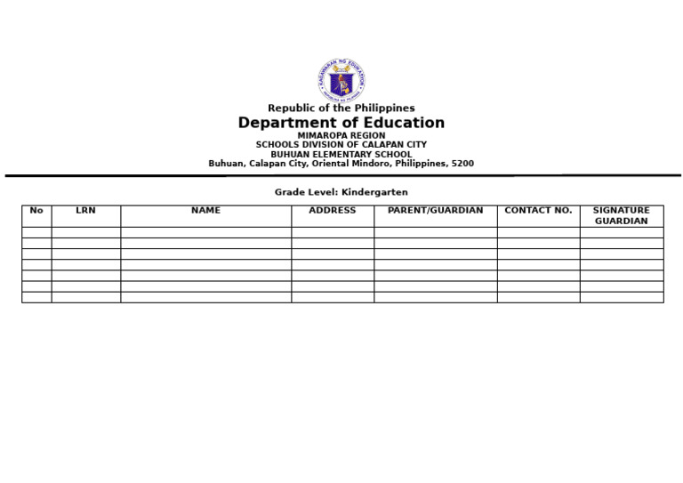 Id Template | PDF