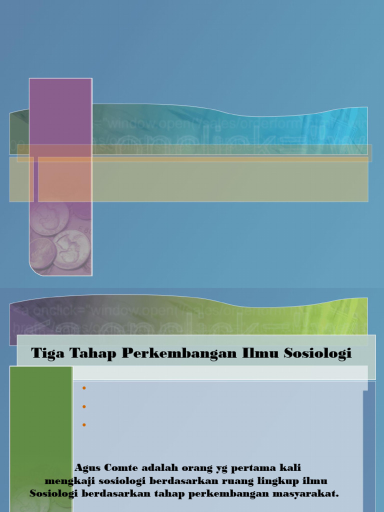 Perkembangan Kajian Sosiologi Ekonomi