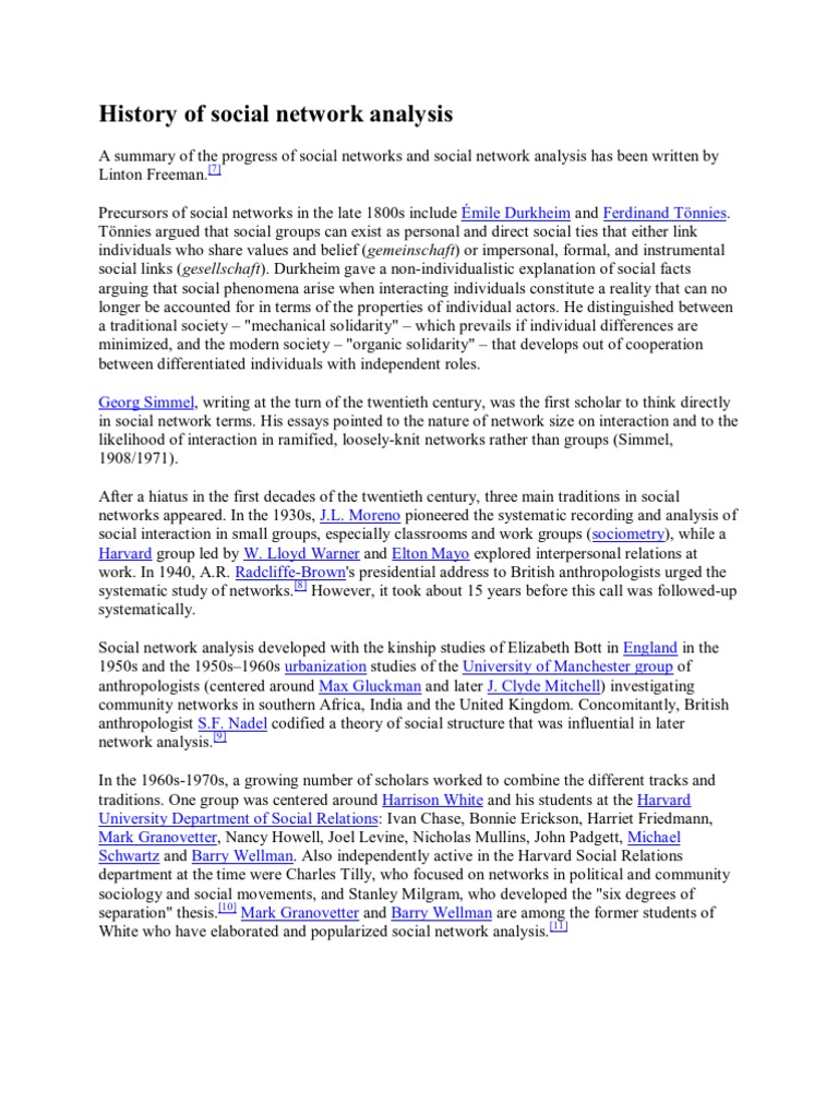 History of Social Networking Sites | PDF | Facebook | Social Networking ...