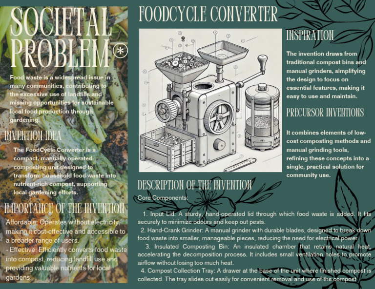 Green and Beige Recycle Workshop Modern User Information Brochure | PDF