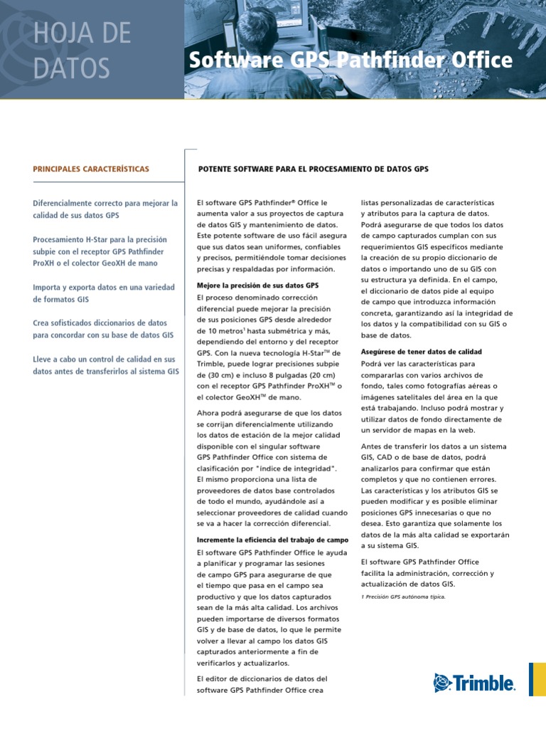 Pathfinder Office | PDF | Sistema de información geográfica | Sistema ...