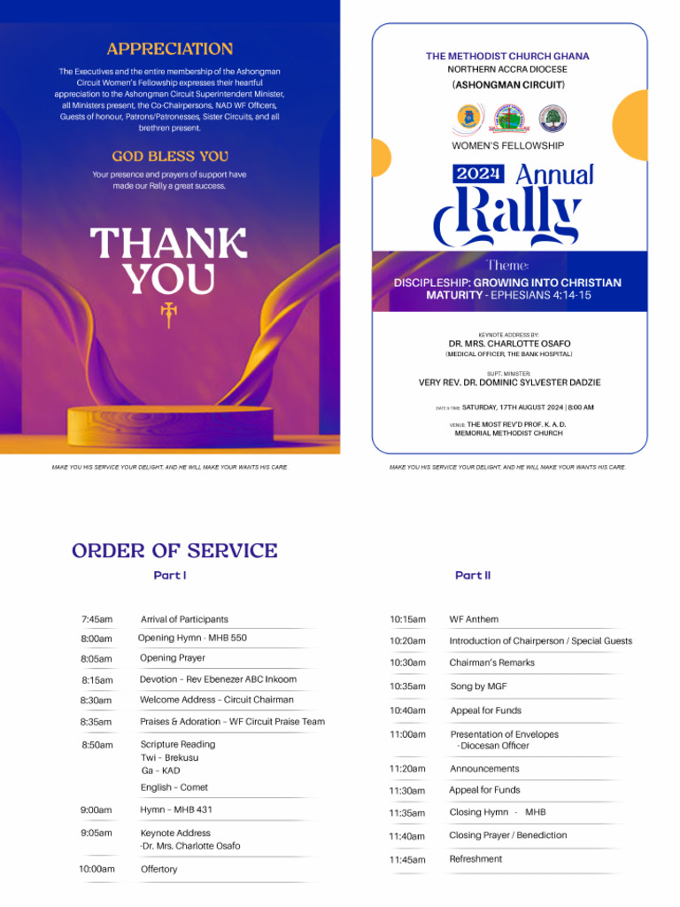 2024 - v2 ANNUAL RALLY PROGRAM OUTLINE | PDF