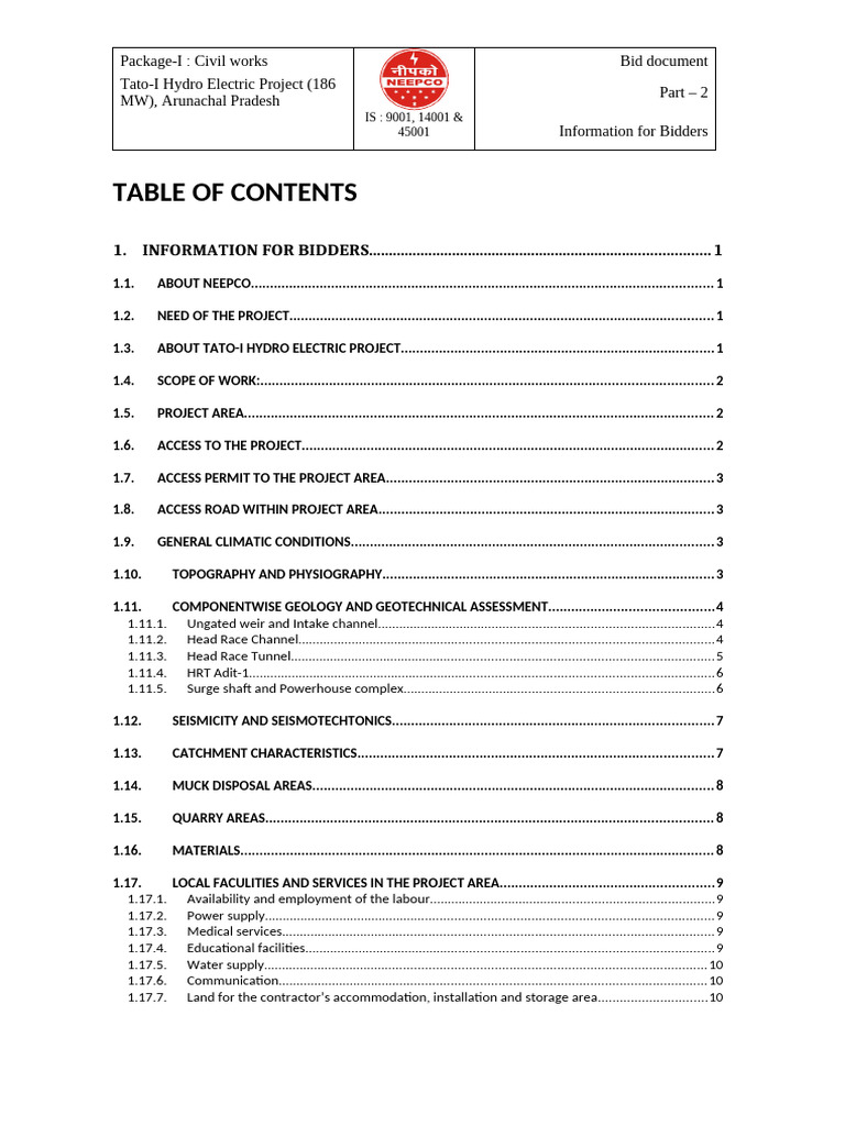 Part-2 Information For Bidders (IFB) - F | PDF