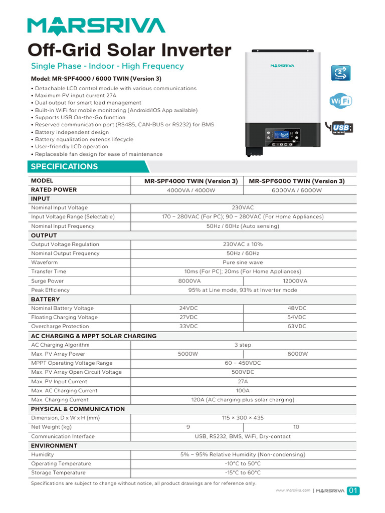 Inverter SPF4k 6k (V3) | PDF