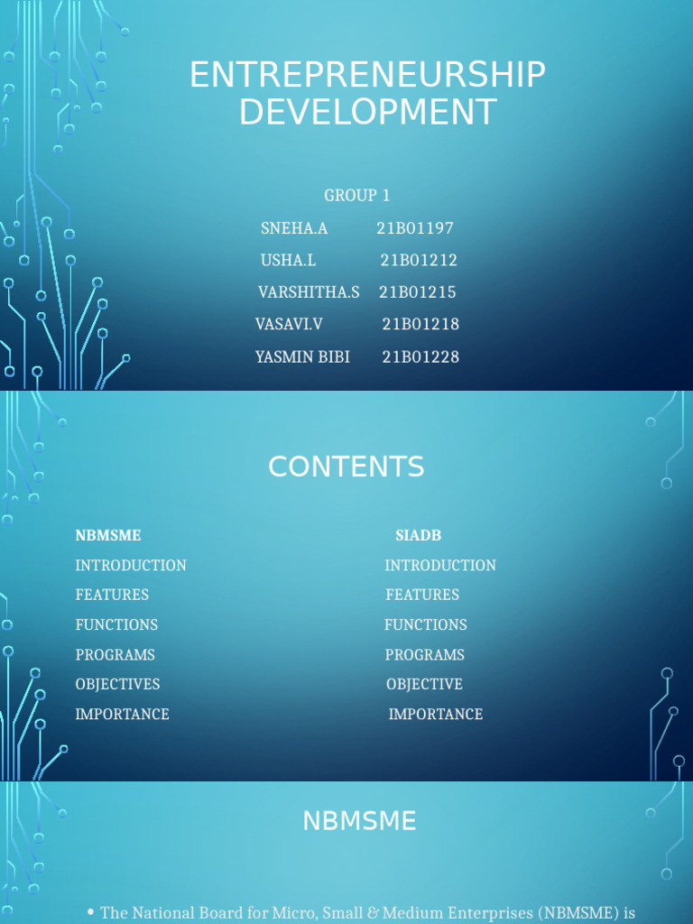 Entrepreneurship Development Pdf