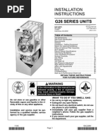 Download Lennox G26 Installation Instructions by linkheating SN77458335 doc pdf